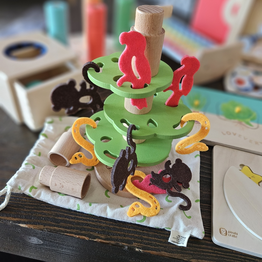 Lovevery Kiwico Panda Crate Educational Kids Toy Bundle - Picture 7 of 7